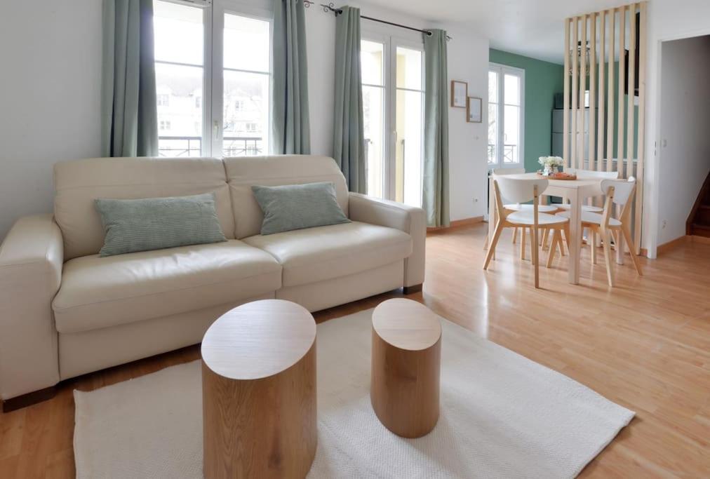 Sesame Duplex Disneyland Paris Netflix 6 Personnes Et 1 Bebe Avec Parking Apartamento Bailly-Romainvilliers Exterior foto